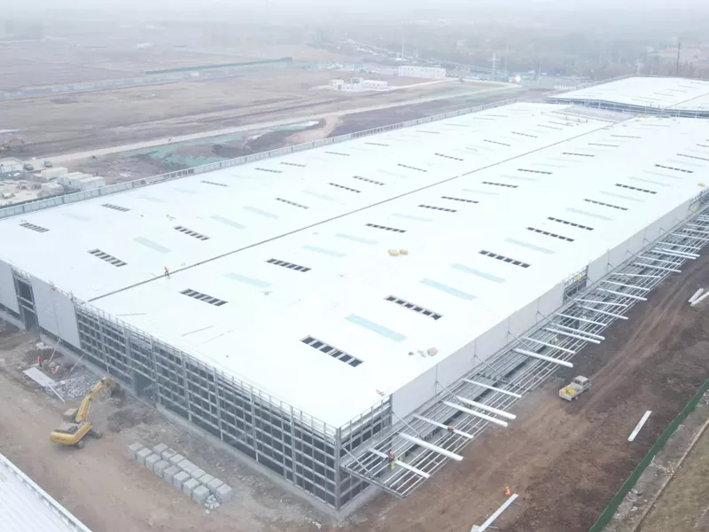 Prefab Irin Warehouse Building