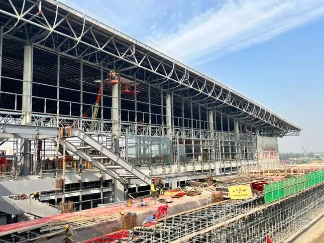 Prefabricated Light Irin Be Train Station